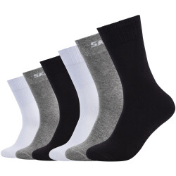 6er Pack Skechers Mesh Ventilation Crew Socken 9996 -...