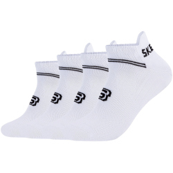 4er Pack SKECHERS Mesh Ventilation Bamboo Sneakersocken...