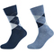 2er Pack camano Soft Classic Argyle Crew Socken Herren 5310 - infinity 39-42