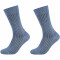 2er Pack camano Soft Shadow Stripe Crew Socken Herren 5310 - infinity 43-46