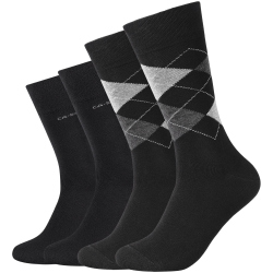 4er Pack camano Soft Classic Argyle Crew Socken Herren...