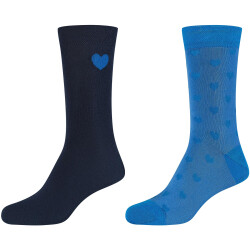 2er Pack camano Soft Hearts Crew Socken Damen 5527 -...