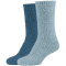 2er Pack camano Sustainable Cosy Crew Socken Damen 6690 - seaport 35-38