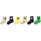 6er Pack camano Soft Bio-Baumwoll Patterned Baby-Socken 7250 - meadow green 15-18