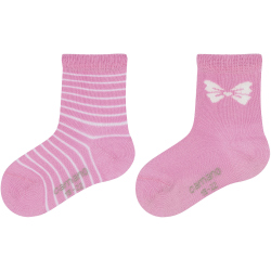 2er Pack camano Soft Bio-Baumwoll Patterned Baby-Socken...