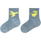 2er Pack camano Soft Bio-Baumwoll Patterned Baby-Socken 5300 - stone melange 23-26