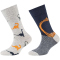 2er Pack camano Soft Bio-Baumwoll Crew Socken Kinder 5801 - blue 23-26