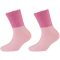 2er Pack camano Warm-Up Crew Socken Kinder 4540 - shocking pink 35-38
