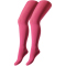 2er Pack camano Warm & Cozy Thermo Teddy Strumpfhose Kinder 4540 - shocking pink 134/146