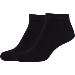 2er Pack camano Soft Bamboo Sneakersocken 9999 - black 36-40