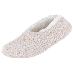 camano Cosy Chenille Hausschuhe Damen 8201 - nature 37-38