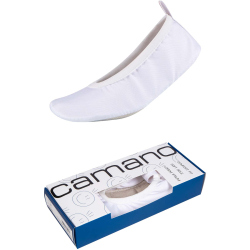 camano Gymnastik Hausschuhe Kinder 1000 - white 23-24