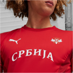 PUMA FSS Serbien kurzarm Aufw&auml;rmtrikot EM 2024 Herren