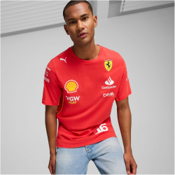 PUMA Scuderia Ferrari Leclerc T-Shirt Herren