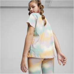 PUMA Essentials+ Summer Daze Print T-Shirt M&auml;dchen