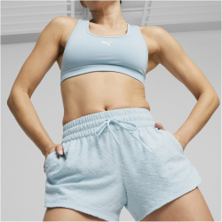 PUMA Fit Branded Fleece High-Waist 3" Shorts Damen