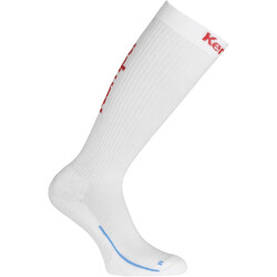 Kempa Socken Lang weiss/rot 31-35