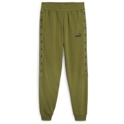 PUMA Ess+ Metallic Tape Jogginghose Herren 30 - olive...