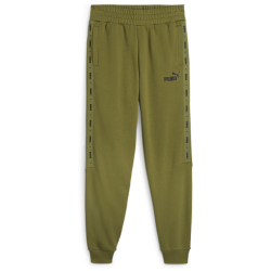 PUMA Ess+ Metallic Tape Jogginghose Herren 30 - olive...