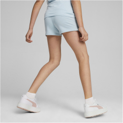 PUMA Ess+ Metallic Sweatshorts M&auml;dchen 22 - turquoise surf 176