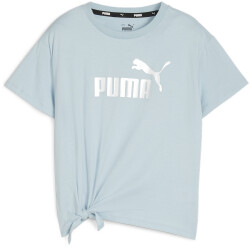PUMA Ess+ Metallic Logo Knotted T-Shirt Mädchen 22 -...