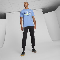 PUMA Manchester City FC Treble Winners T-Shirt Herren 04 - team light blue M