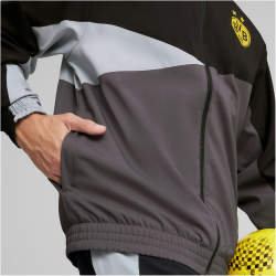 PUMA BVB Borussia Dortmund Woven Trainingsjacke Herren 01 - PUMA black/cool mid gray/shadow gray S