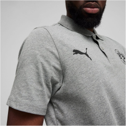 PUMA BVB Borussia Dortmund Essentials Poloshirt Herren 08 - medium gray heather S