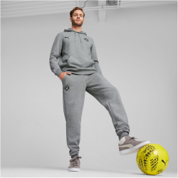 PUMA BVB Borussia Dortmund Essentials Fleece Jogginghose Herren 08 - medium gray heather S