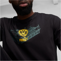 PUMA BVB Borussia Dortmund ftblICONS T-Shirt Herren 03 - PUMA black/faster yellow S
