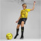 PUMA BVB Borussia Dortmund kurzarm Aufwärmtrikot 2023/24 Kinder 01 - cyber yellow/puma black 116