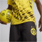 PUMA BVB Borussia Dortmund kurzarm Aufwärmtrikot 2023/24 Herren 01 - cyber yellow/puma black M
