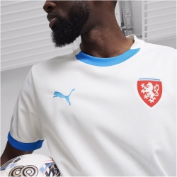PUMA FACR Tschechien Ausw&auml;rtstrikot EM 2024 Herren 02 - PUMA white/ignite blue S