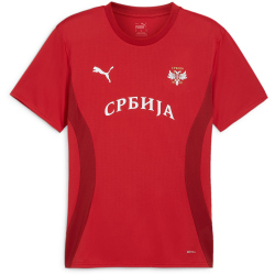 PUMA FSS Serbien kurzarm Aufw&auml;rmtrikot EM 2024...