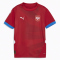 PUMA FSS Serbien Heimtrikot EM 2024 Kinder 01 - dark cherry/puma team royal 128
