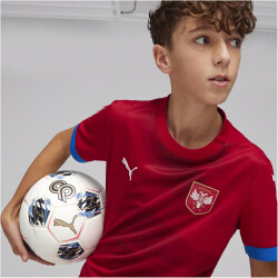 PUMA FSS Serbien Heimtrikot EM 2024 Kinder 01 - dark cherry/puma team royal 164