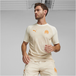 PUMA Olympique Marseille kurzarm Aufwärmtrikot...