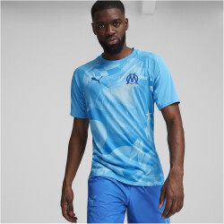 PUMA Olympique Marseille kurzarm Aufwärmtrikot...