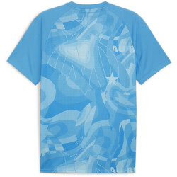 PUMA Olympique Marseille kurzarm Aufwärmtrikot 2024/25 Herren 17 - bleu azur/clyde royal XL