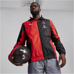 PUMA AC Mailand Aufw&auml;rmjacke Herren 01 - PUMA black/for all time red S