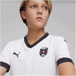 PUMA ÖFB Österreich Auswärtstrikot EM 2024 Kinder 02 - PUMA white/electric peppermint 116