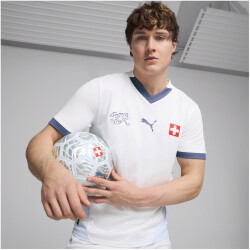 PUMA SFV Schweiz Auswärtstrikot EM 2024 Herren 02 - PUMA white/icy blue XXL