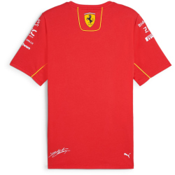 PUMA Scuderia Ferrari Leclerc T-Shirt Herren 01 - burnt...