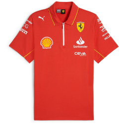 PUMA Scuderia Ferrari Team Poloshirt Herren 01 - burnt...