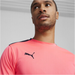 PUMA teamLIGA Trainingsshirt Herren 57 - sunset glow/puma black L