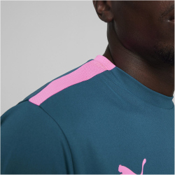 PUMA teamLIGA Trainingsshirt Herren 56 - ocean tropic/poison pink XL