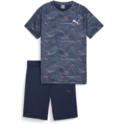 PUMA Active Sports Print T-Shirt + Shorts Set Jungen 14 -...