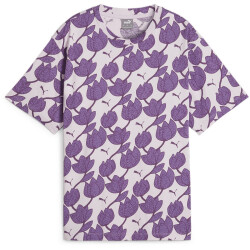 PUMA Essentials+ Blossom Print T-Shirt Damen 60 - grape...