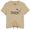 PUMA Essentials+ Animal Knotted T-Shirt M&auml;dchen 83 - prairie tan 128