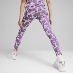 PUMA Essentials+ Blossom Print Leggings M&auml;dchen 60 - grape mist 152